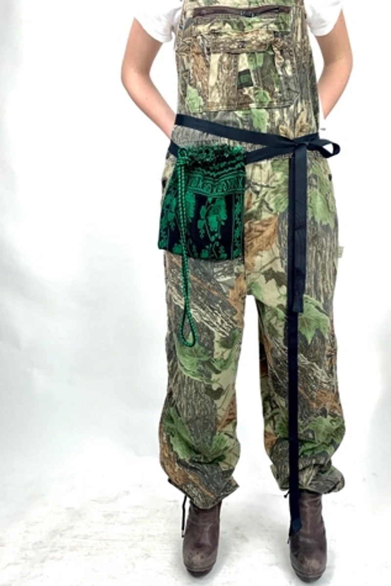 Anna Corinna Emerald Woven Fancy Fanny Pack