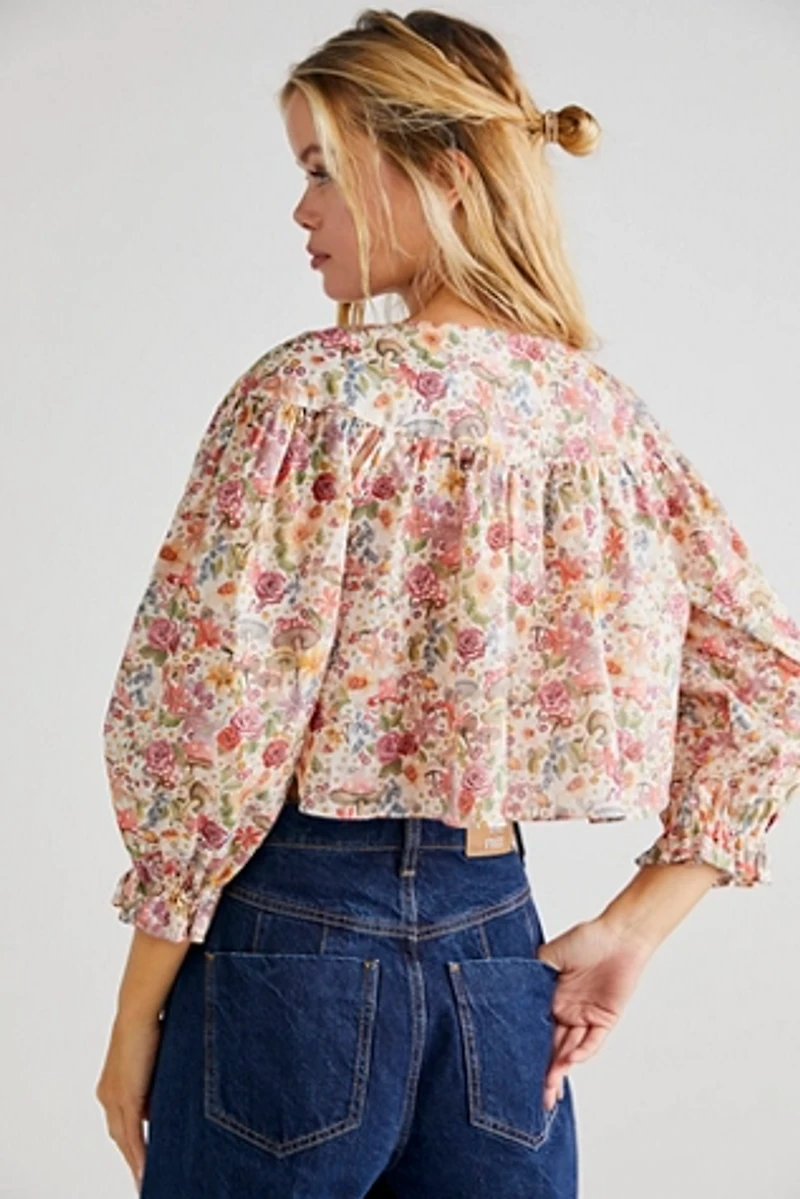 For Love & Lemons Theodora Crop Top
