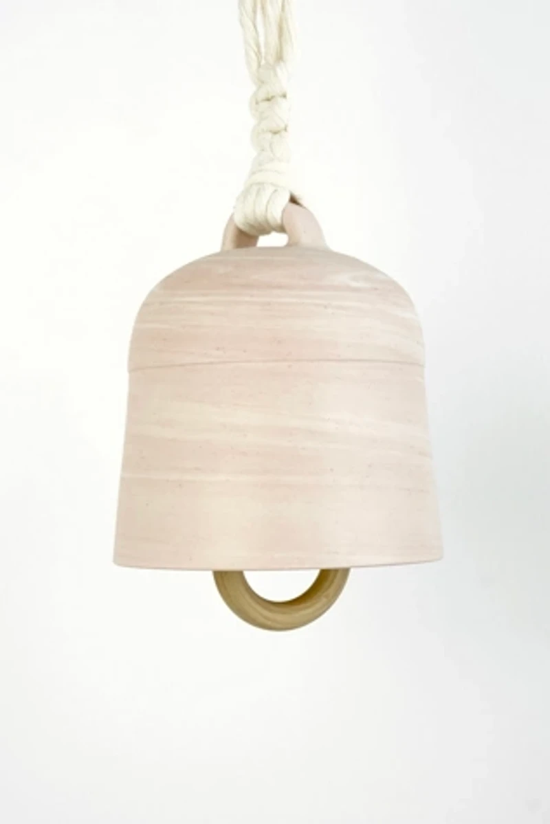 Ren Vois Blush Marble Porcelain Bell
