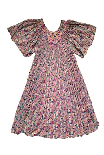 Vintage 1960-70s Sheer Cotton Flutter Sleeve Dress Selected by SharpLilTeeth