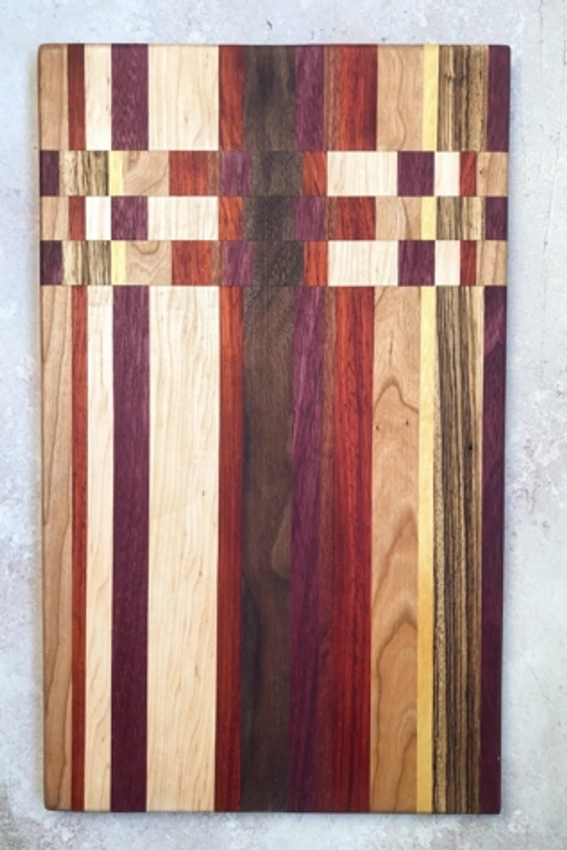 Honorable Oak Exotic Wood Cutting Board