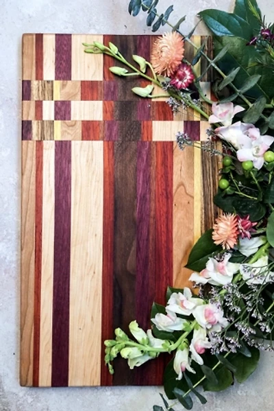 Honorable Oak Exotic Wood Cutting Board
