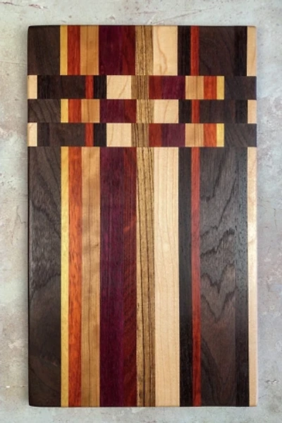 Honorable Oak Brownie Batter Wood Cutting Board