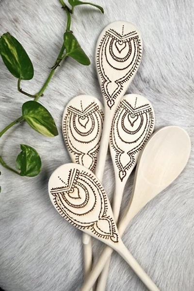 Honorable Oak Wood Burn Spoons