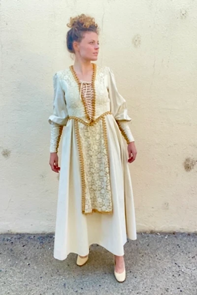 Vintage Gunne Sax Lace Detailed Dress Selected by The Curatorial Dept.