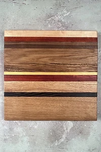 Honorable Oak x Free People White Oak and Exotic Wood Cutting Board