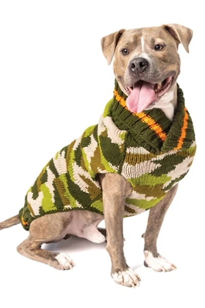 Chilly Dog Camo Sweater