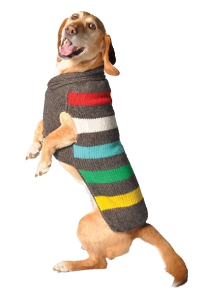 M Chilly Dog Charcoal Stripe Sweater