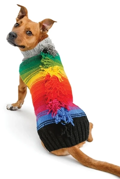 Chilly Dog Rainbow Mohawk Sweater