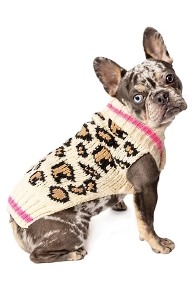Chilly Dog Leopard Sweater
