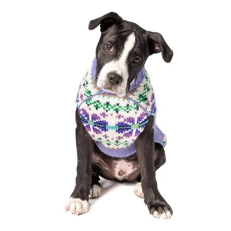 XXXL Chilly Dog Lavender Flowers Sweater