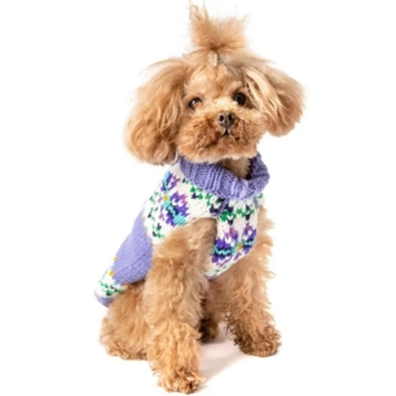 XXXL Chilly Dog Lavender Flowers Sweater