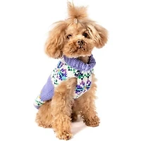 XXXL Chilly Dog Lavender Flowers Sweater