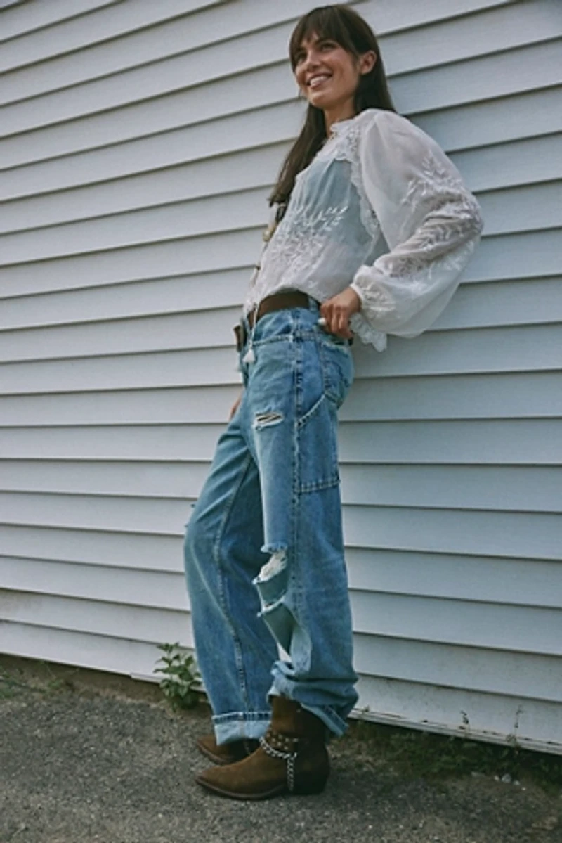 We The Free Tinsley Baggy High-Rise Jeans