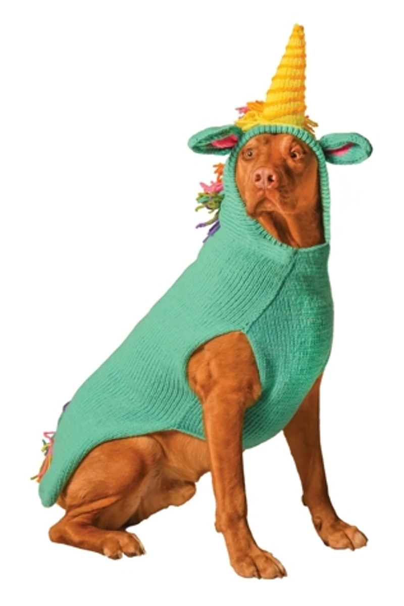 XXL Chilly Dog Unicorn Sweater