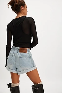 OneTeaspoon Hunters Mid-Length Relaxed Shorts