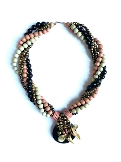 Vintage 1980s Art to Wear Statement Necklace Selected by SharpLilTeeth