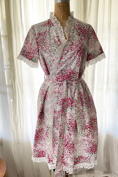 Vintage Floral Wrap Robe Selected by FernMercantile