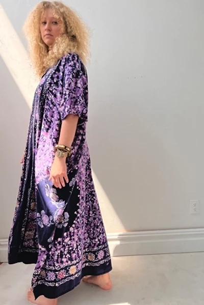 Anna Corinna Batik Plum Smock Dress