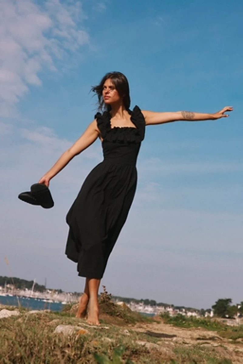 Ruffle It Up Midi Dress
