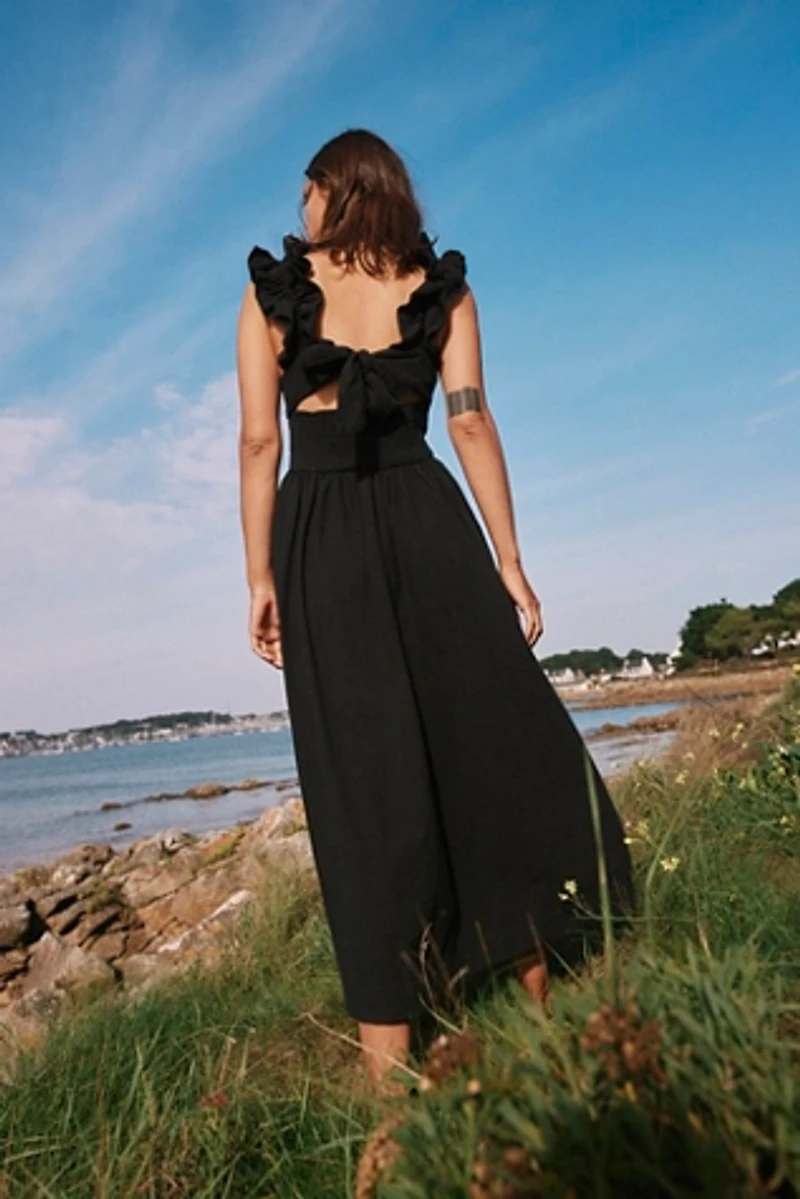 Ruffle It Up Midi Dress