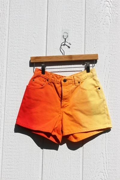 1980s Sunset Faded High Waisted Denim Shorts Selected By Moons + Junes Vintage