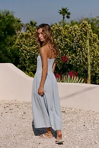 Onda Drop-Waist Tube Midi Dress