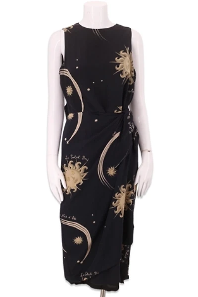 1990s Celestial Print Sarong Dress Selected By Ritual Vintage