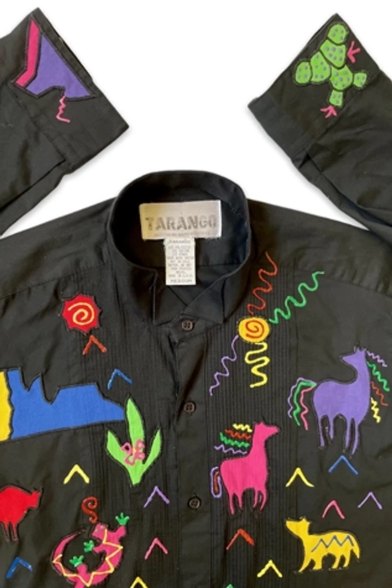 1980's Appliqué Western Shirt Selected by MARMALADE