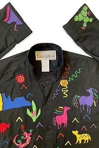 1980's Appliqué Western Shirt Selected by MARMALADE