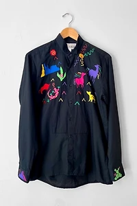 1980's Appliqué Western Shirt Selected by MARMALADE