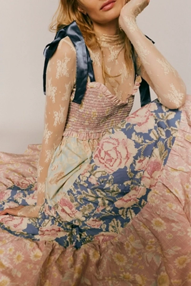 chinese dress ladies Sita Maxi Dress ~ Bluebell main image 1