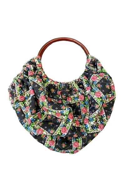 1970s Vintage Quilted Floral Hand Bag Selected by BusyLady Baca & The Goods