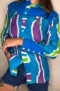 1950's One of a Kind Western Shirt Selected by Cherry
