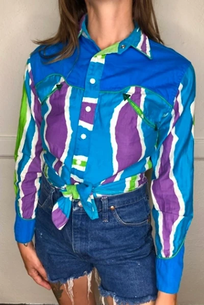 1950's One of a Kind Western Shirt Selected by Cherry