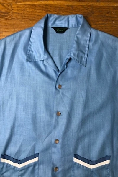 Vintage 50/60's Sky Blue Shirt Jacket Selected by Cherry