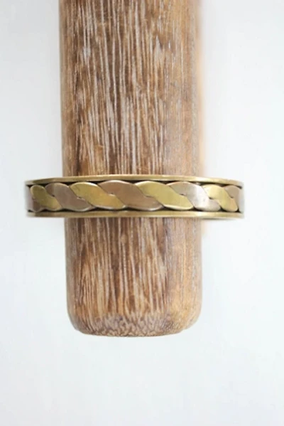 Vintage Braided Brass Copper Cuff Bracelet Selected By Moons + Junes Vintage