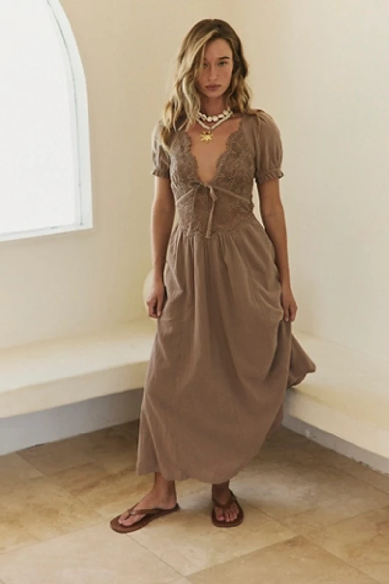 All You Need Is Lace Midi Dress