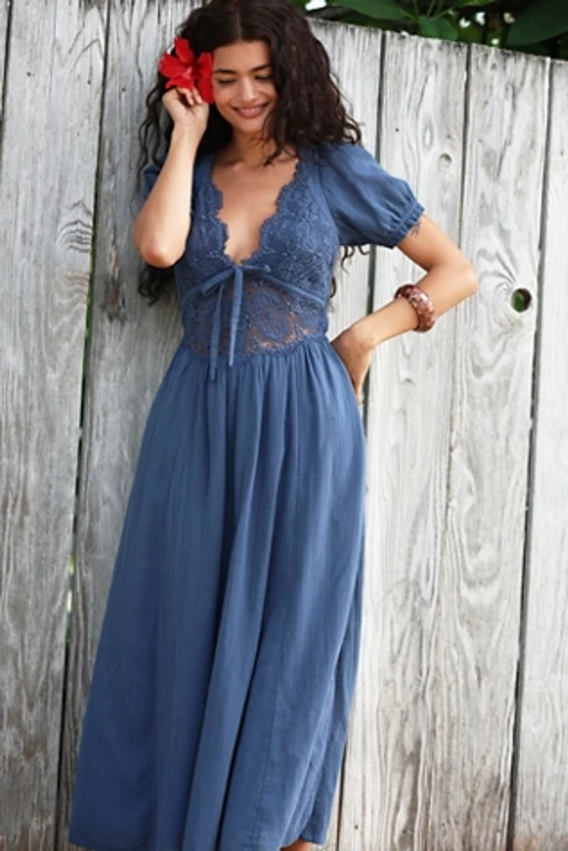 All You Need Is Lace Midi Dress