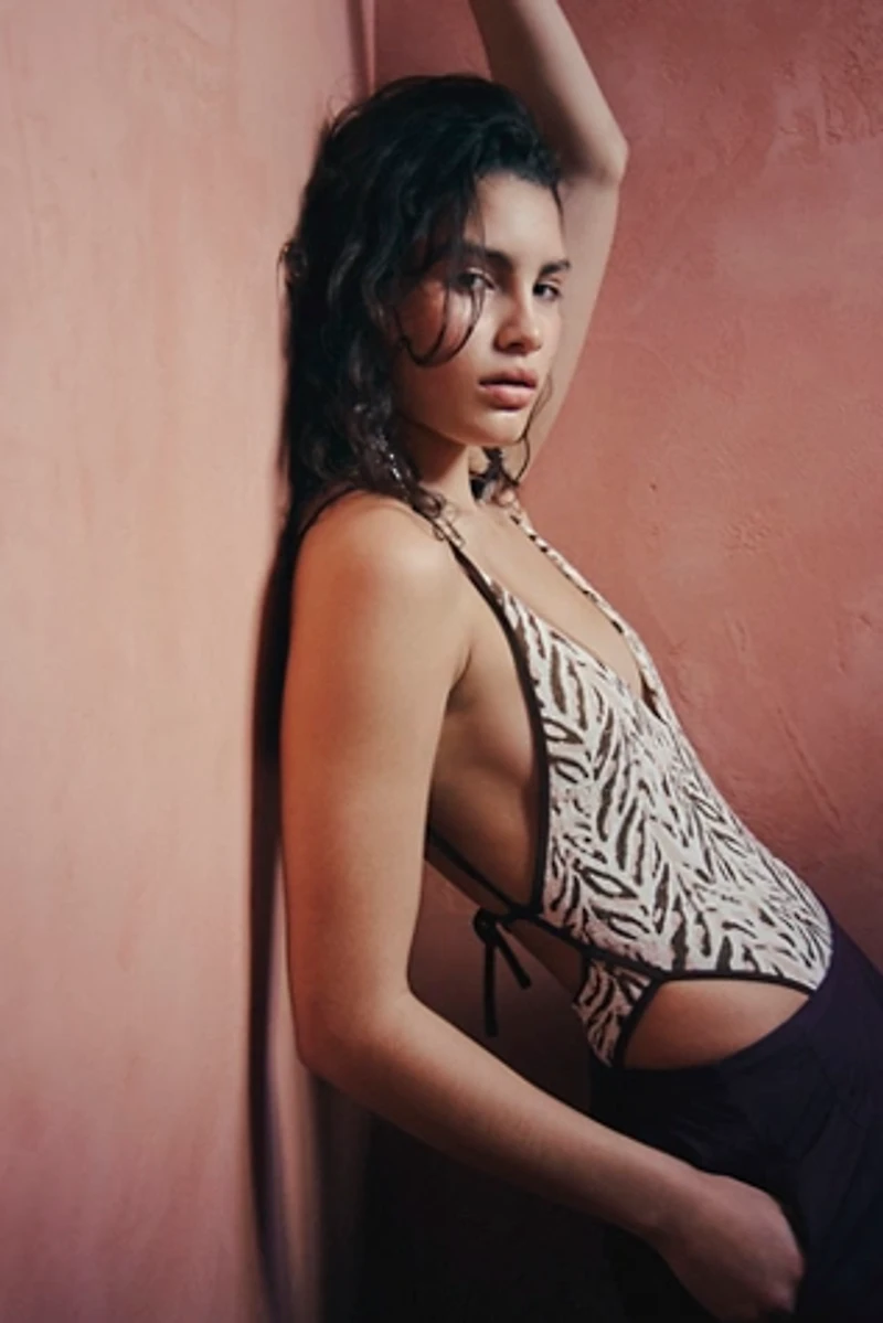 free-est Amber Printed One-Piece Swimsuit