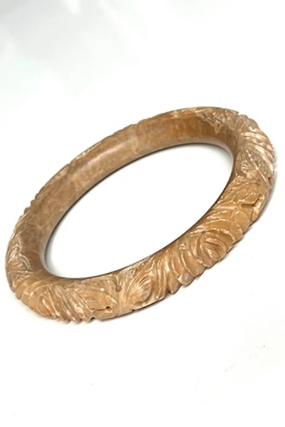 Vintage Hand Carved Soap Stone Bracelet Selected by Anna Corinna