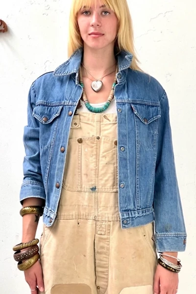 Vintage Orange Tab Levis Jean Jacket Selected by Anna Corinna
