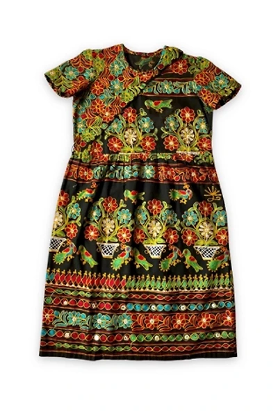 Vintage 60s Mirror Embroidered Dress Selected by MARMALADE
