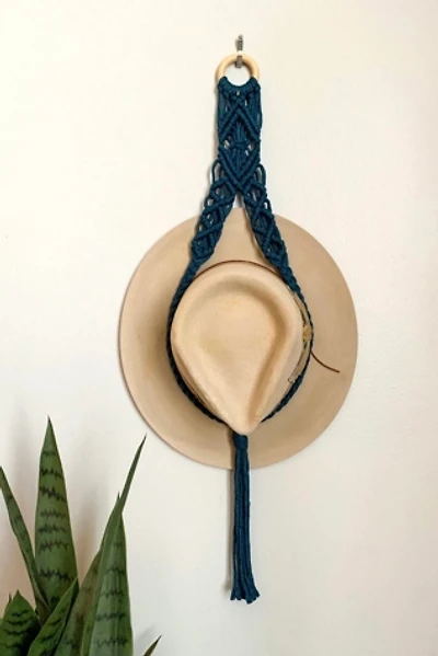 I Would Rather Knot Macrame Hat Hanger