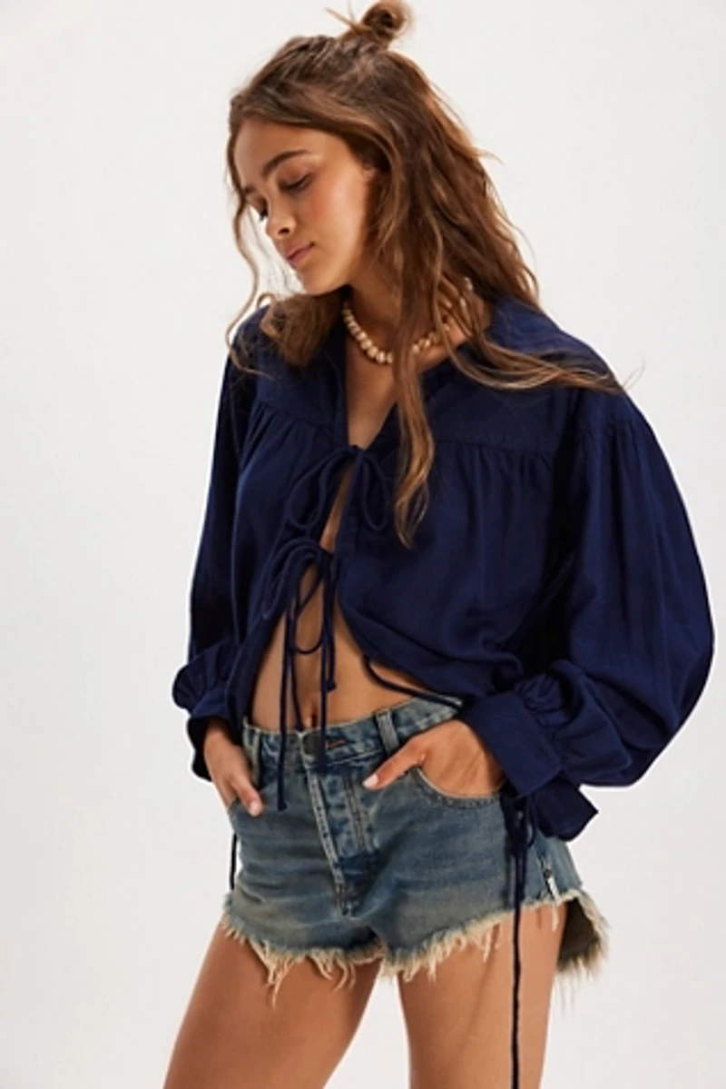 OneTeaspoon Outlaws Mid-Length Denim Shorts
