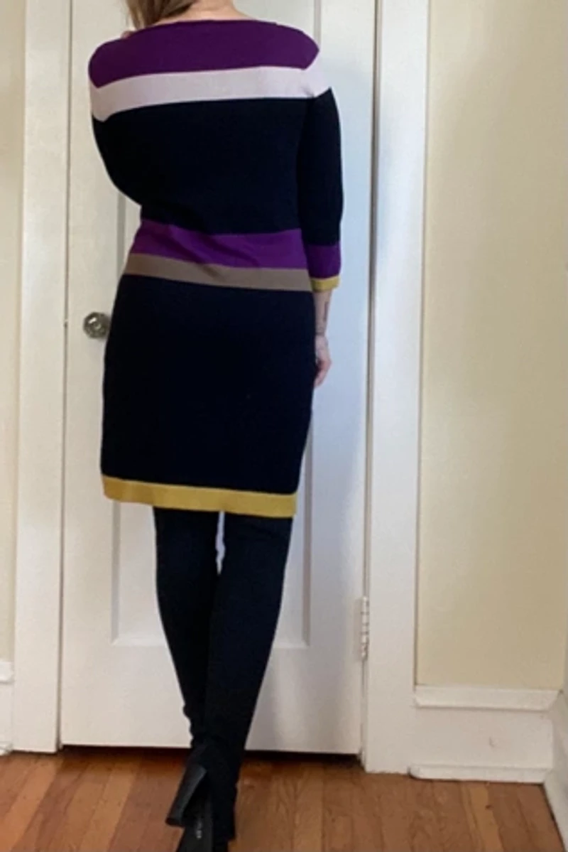 Evan Picone Color Block Dress Selected by KA.TL.AK