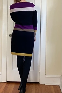 Evan Picone Color Block Dress Selected by KA.TL.AK