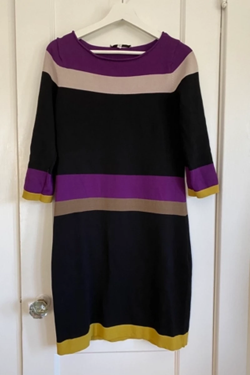 Evan Picone Color Block Dress Selected by KA.TL.AK