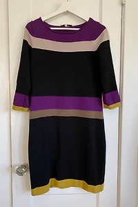 Evan Picone Color Block Dress Selected by KA.TL.AK