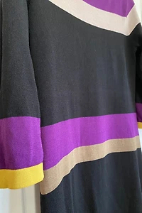 Evan Picone Color Block Dress Selected by KA.TL.AK